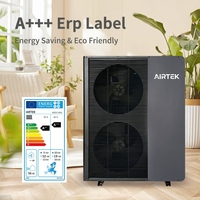 Pompes à chaleur air-eau AIRTEK R32 pour l'hiver, haute performance (COP), OEM, 10 kW, 16 kW, 20 kW, EVI DC Inverter