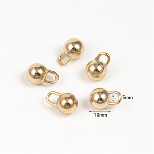 थोक मूल्य लक्जरी फैशन आकर्षण गेंद हार जस्ता मिश्र धातु के अनुकूल टिकाऊ हल्के वजन आभूषण सजावट - Product Image 2