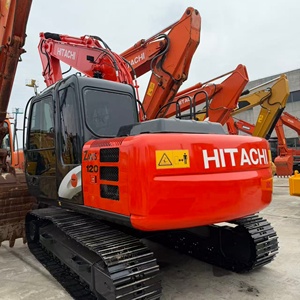 รถขุดตีนตะขาบ ZAXIS 120 สีแดง อุปกรณ์ก่อสร้างระบบไฮดรอลิก - Product Image 3
