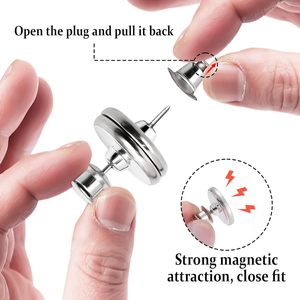 Fermeture magnétique permanente en NdFeB pour <span class=keywords><strong>rideaux</strong></span>, idéale pour la maison, le bureau et la chambre, 8 paires d'<span class=keywords><strong>aimants</strong></span> coupés nickelés soudés, sans perçage - Product Image 2