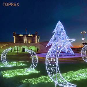TOPREX Nouveaux Produits IP65 Latern Kareem Lumières Lune et Étoile Pièces <span class=keywords><strong>de</strong></span> Décoration pour Événement Ramadan Attraction Disposition - Product Image 4