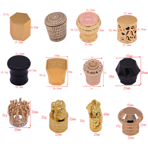 Premium perfume zamac CAPS fabricantes de lujo perfume Cap tapa de metal para botella de vidrio - Product Image 1