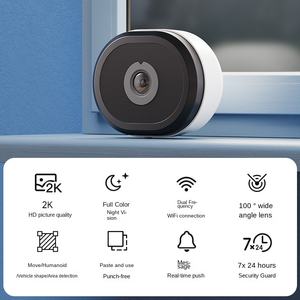 كاميرا نافذة ZOSI Weekly Vision بدقة 3000.002 كيلو هرتز عالية الوضوح مع رؤية ليلية ملونة بالكامل، مقاومة للماء IP54، صوت ثنائي الاتجاه، كشف الحركة - Product Image 3