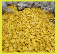OEM ODM Kustom Buah Nangka Kering Manis Keras Kemasan Label Pribadi Camilan Buah Tropis Alami 7kg