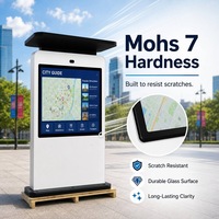 Kiosco Interactivo con Pantalla Táctil para Exteriores, Resistente a la Intemperie, para Información Pública en Ciudades Inteligentes