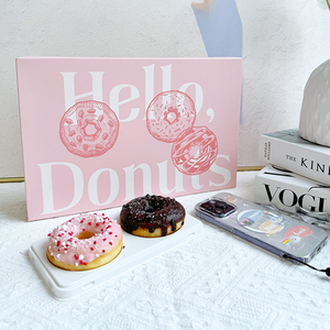 Biểu tượng tùy chỉnh cấp thực phẩm in ấn có thể gập lại bánh thực phẩm bánh quy Bánh Mì Bánh Ngọt Bánh rán Macaron giấy Bao bì hộp - Product Image 2