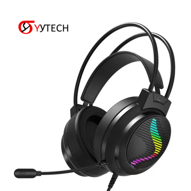 SYYTECH 3.5mm Wired Game Headphone for Laptop PS5 PS4 Gaming Headset