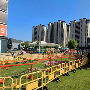 Il miglior brivido all'aperto e in acciaio giostre fiera attrazioni cortile piccoli Mini bambini che girano montagne russe per i bambini - Product Image 3