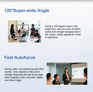 Telecamera 4K Super Grandangolare con Autofocus e AI Intelligente per Conferenze, con <span class=keywords><strong>Software</strong></span> per Registrazione, <span class=keywords><strong>Traduzione</strong></span> e Riassunto - Product Image 3