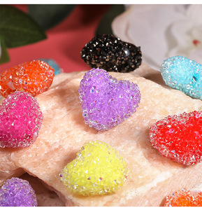 Popular 20mm Rhinestone Fudge acrílico cuentas sueltas DIY accesorios de cadena de teléfono móvil - Product Image 5