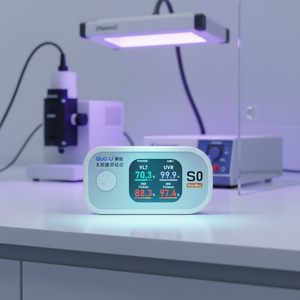 GUOOU S0 ProMax <span class=keywords><strong>8</strong></span>-en-1 Appareil de mesure de <span class=keywords><strong>performance</strong></span> des films professionnel avec paramètres UVR/IRR/VLT/TSER/SIRR/SHGC/SC et détection de la peau - Product Image 1