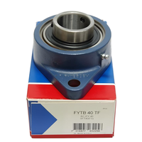 Rodamiento de Brida Ovalada de Hierro Fundido FYTWR 30 YTH de Acero Inoxidable Lubricado con Grasa, con 2 Pernos, para Uso Agrícola