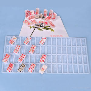 YS prix usine Domino résine Silicone moule <span class=keywords><strong>maison</strong></span> faisant décoration personnalité création bricolage Silicone plâtre moule outils - Product Image 3