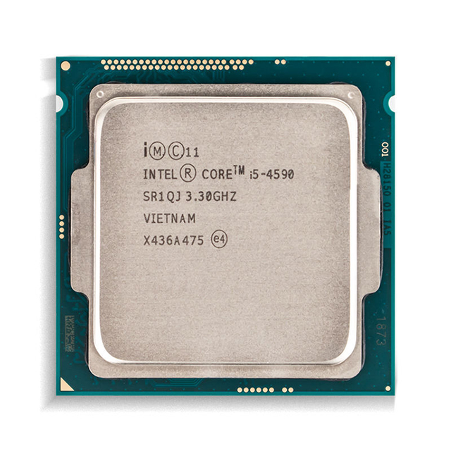 INTEL CORE I5-4590 Lga 1150 3.3 Ghz 6 Mb I5 Processor Cooling Fan Mini Cpu Computer Gaming Cpu