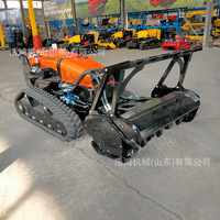 HangkangCM Robot de défrichage forestier télécommandé, véhicule ouvert, 1500 kg, moteur à combustion interne