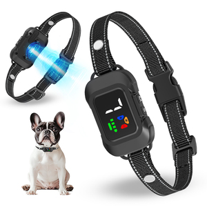 Nouvel Arrivage <span class=keywords><strong>Collier</strong></span> de Dressage Canin Ultrasonique <span class=keywords><strong>Anti</strong></span>-<span class=keywords><strong>Aboiement</strong></span> avec Bip et Vibration, Rechargeable 300mAh - Product Image 1