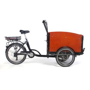 Bicicleta de Carga Familiar de 3 Ruedas de Alta Calidad, Triciclo de Carga con Caja Delantera, Bicicleta Eléctrica Popular al por Mayor con Asiento para Bebé - Product Image 1