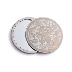 New Arrival Fashion Portable Laser Engraved Custom Logo Metal Mini Purse Makeup <b>Mirror</b> - Product Image 2