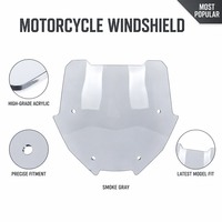 Nouveau Pare-brise ABS Haute Performance Fumé Noir pour R 1300 RT R1300R – Modèles 2025, 2026, 2027 – Pièce de Remplacement