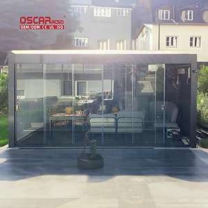 Pérgola de <span class=keywords><strong>Aluminio</strong></span> Impermeable <span class=keywords><strong>con</strong></span> Apertura y Cierre Automáticos, Estructura de Lujo <span class=keywords><strong>con</strong></span> Recubrimiento en Polvo para Patio, Jardín, <span class=keywords><strong>Terraza</strong></span> y Balcón - Product Image 1