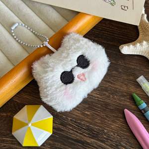 Kıdemli üretici toptan özel şanslı küçük hayvanlar peluş oyuncak kolye bebek kolye peluş oyuncak anahtarlık - Product Image 6