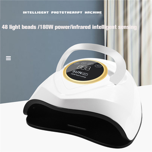Nuevo SUN S7 Portable Nail Art 180W Secador de doble fuente Fototerapia de inducción inteligente Lámpara de uñas LED UV recargable - Product Image 4