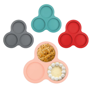 Silicone Muffin Top Chảo <span class=keywords><strong>3</strong></span> Khoang Chịu Nhiệt 450f Không Khí Nồi Chiên Trứng Chảo Cho Nướng Bánh Công Cụ Bakeware Khuôn - Product Image 1