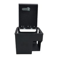 TuoJue caché voiture boîte de rangement organisateur avant Console centrale accoudoir stockage de sécurité pour Subaru Outback