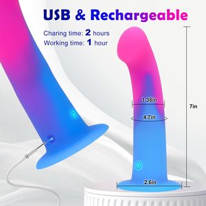 Si sente come la pelle <span class=keywords><strong>Ultra</strong></span> realistico anale giocattoli morbidi <span class=keywords><strong>Dildo</strong></span> 7 pollici realistico Silicone liquido G Spot vibrare <span class=keywords><strong>Dildo</strong></span> per coppie donne - Product Image 6