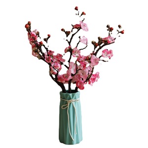 Ensemble de branches de fleurs de prunier et de fleurs de pêcher 30cm-100cm, fleurs artificielles en soie pour la décoration du salon - Product Image 5