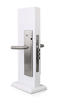 Cerradura Inteligente Antirrobo para Puerta con NB 4G IoT, Protección IP67, Desbloqueo por APP/Huella Dactilar, para Puertas de Madera/Vidrio/Aluminio