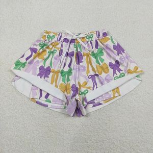 Shorts de sport décontractés d'été pour filles et mamans, motif Mardi Gras - Product Image 3