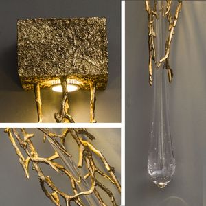 Applique Murale LED en Verre Moderne et Créative en Forme <span class=keywords><strong>de</strong></span> Branche, <span class=keywords><strong>Lampe</strong></span> Murale Décorative Haut <span class=keywords><strong>de</strong></span> Gamme pour la Maison, l'Hôtel et la Villa - Product Image 5