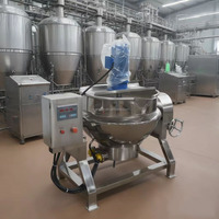 Marmite de cuisson industrielle à agitation, chauffage électromagnétique, électrique, à gaz ou à vapeur, 50, 100, 200 ou 300 litres