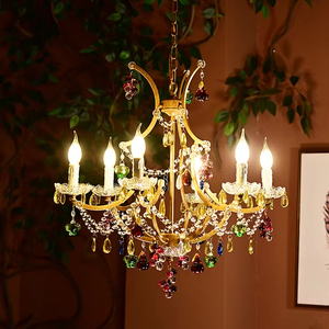 Đa màu kính Murano Đèn chùm nhà trong nhà trang trí treo đèn Bohemian Phong Cách Trần treo ánh sáng - Product Image 5