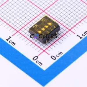 DSHP04TJGET DIP Switch Switch ( Number of Switch Sections: 4 )( Lead Spacing: 1.27mm ) - Product Image 1