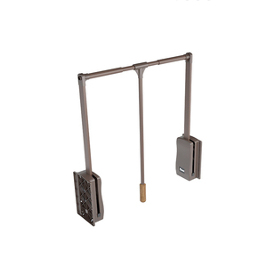 Barra de Armario Plegable de Aluminio Ecológica BENE, de un Solo Nivel, para Montar en la Pared, para Almacenamiento de Ropa - Product Image 6