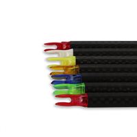 Encoches de flèche ID6.2mm/.246 "encoche en plastique pour bricolage tir à l'arc flèche arbres en carbone accessoire de chasse à l'arc