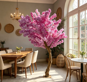 Arbre de cerisier artificiel de haute qualité en PE pour l'aménagement paysager extérieur, hauteur personnalisée, vente directe d'usine, promotion spéciale depuis la Chine - Product Image 5
