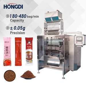 Máquina Empacadora Automática de Café Instantáneo Liofilizado en Bolsas Sachet con Sellado Trasero de Alta Velocidad y Múltiples Carriles (12 Líneas) - Product Image 2