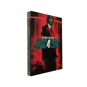 John Wick: Chapter 4 1disc new release movie region 1 dvd movies high quality ebay best selling DVD factory supply free shipping