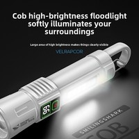 Nouvelle lampe torche tactique LED rechargeable en ABS, super lumineuse, longue portée, multifonctionnelle, certifiée IP20, à tenir à la main