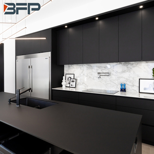 Meubles de <span class=keywords><strong>cuisine</strong></span> fabriqués en chine, laque mélangée, stratifiés contemporains, armoires de <span class=keywords><strong>cuisine</strong></span> avec île - Product Image 3