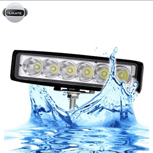 LKT-lampe de travail LED haute intensité, 18W, 6.3 pouces, faisceau lumineux Slim, lampe de conduite, pour voiture, camion/véhicule, projecteur de moto - Product Image 5