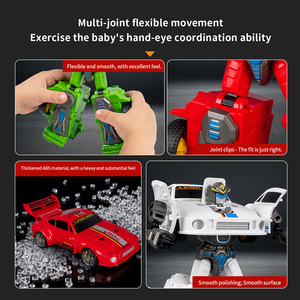 Coche de Juguete <span class=keywords><strong>Autobots</strong></span> con Deformación Manual para Niños, Modelo de Coche Deportivo con Movimiento Inercial, <span class=keywords><strong>Juguetes</strong></span> Robot Transformables - Product Image 6