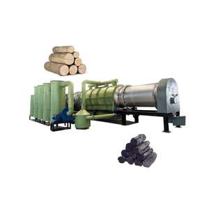 Línea de Producción de Horno de Carbonización Continuo Motorizado de Acero Inoxidable para Palitos de Yute, Shisha, Biocarbón y Carbón de Coco - Product Image 1