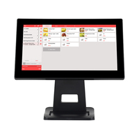 Système de point de vente à bas prix de 15.6 pouces avec processeur i5 Machine de caisse tactile à 10 points pour les petites entreprises