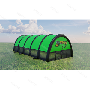 خيمة قابلة للنفخ مخصصة ومتينة لملاعب كرة الطلاء للاستخدام الخارجي والداخلي، نفق رياضي للإيجار - Product Image 4