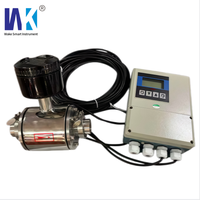 Medidor de Flujo Electromagnético WEIKEZHIYI WKLD DN200 PTFE 1.6MPa para Agua de Mar y Cemento, Tipo Dividido, Digital, OEM, Conexión por Brida