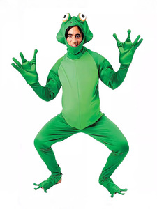 Costume da Rana Divertente Unisex per TV e <span class=keywords><strong>Film</strong></span>, Tuta Intera per Cosplay, Novità per Adulti, Costume da Animale per Feste <span class=keywords><strong>di</strong></span> Halloween - Product Image 3
